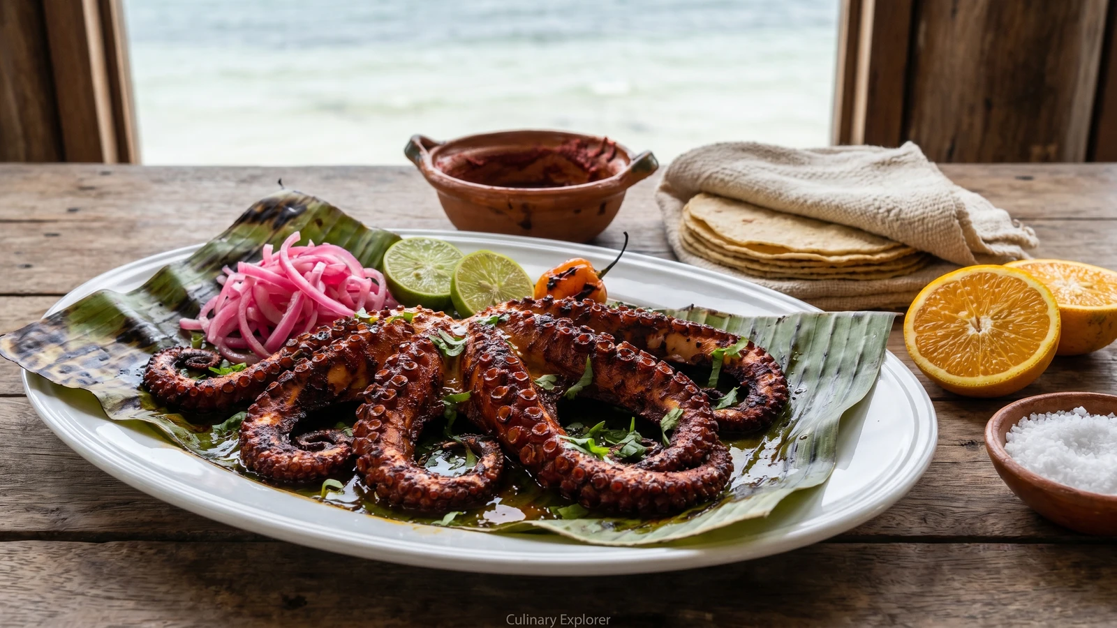 Pulpo al Tikinxic Holbox