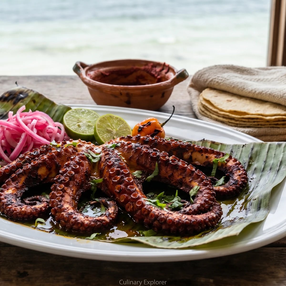 Pulpo al Tikinxic Holbox