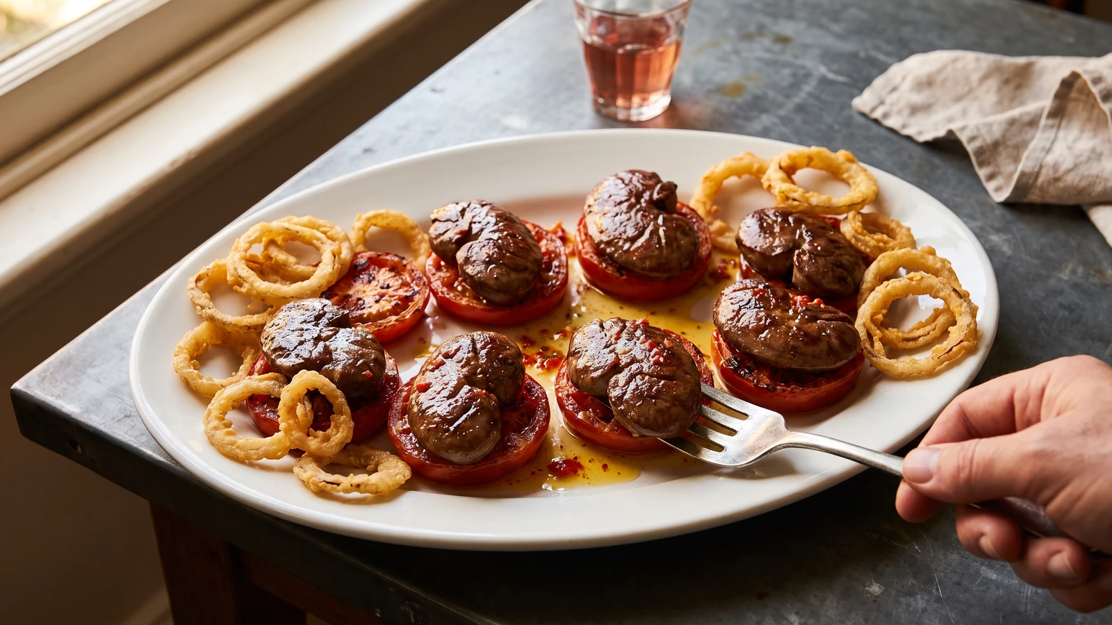 Rognons Brochette à l’Espagnole