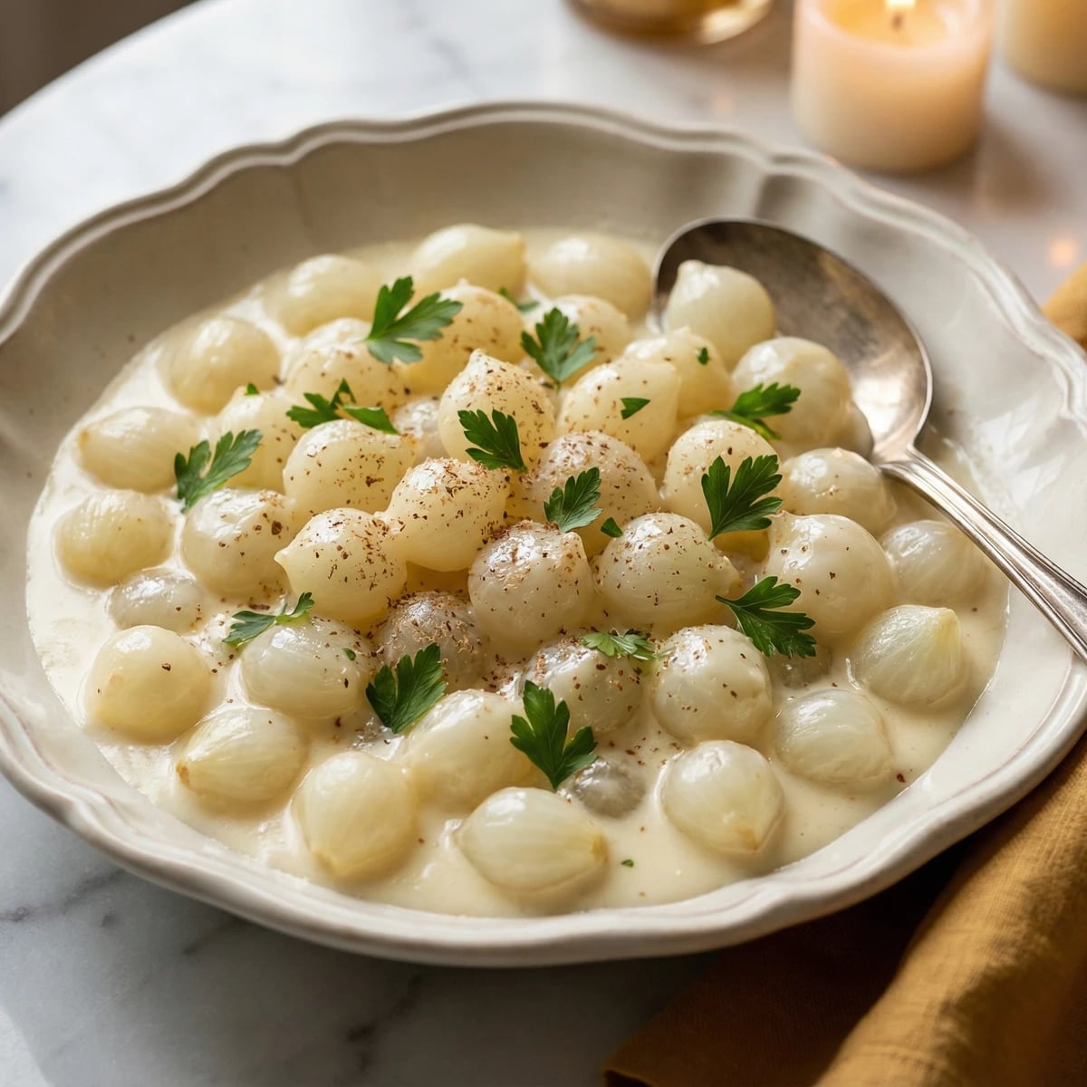 Creamed Pearl Onions