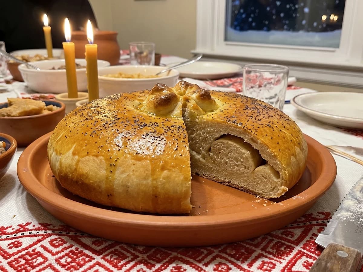 Knysh (книш, Christmas bread with a soul) - Chef Lesia