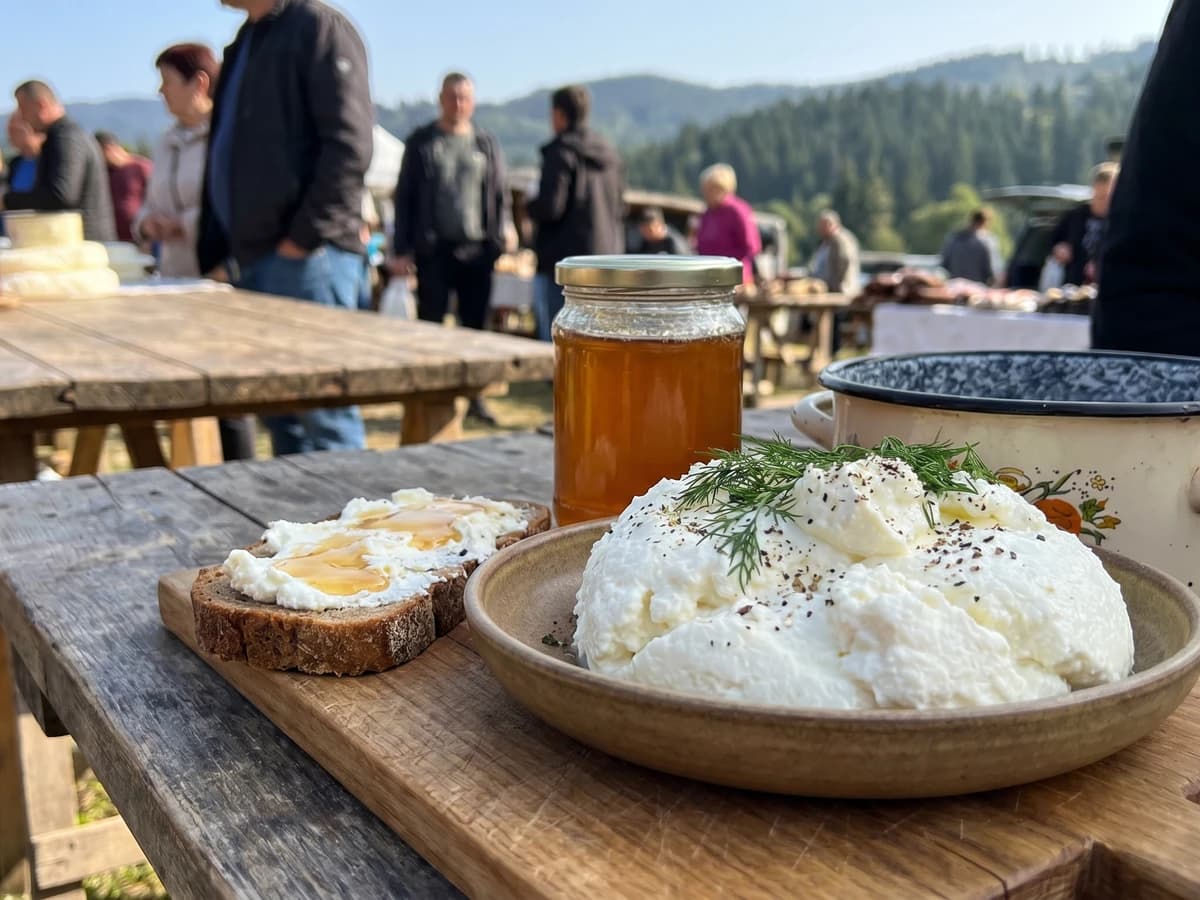 Vurda (вурда, Carpathian whey cheese) - Chef Lesia