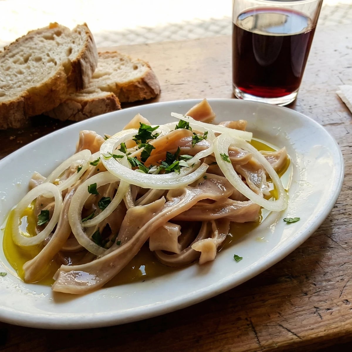 Salada de Orelha de Porco