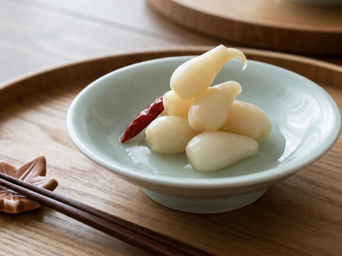 Pickled Rakkyo (らっきょう漬け, Rakkyozuke)