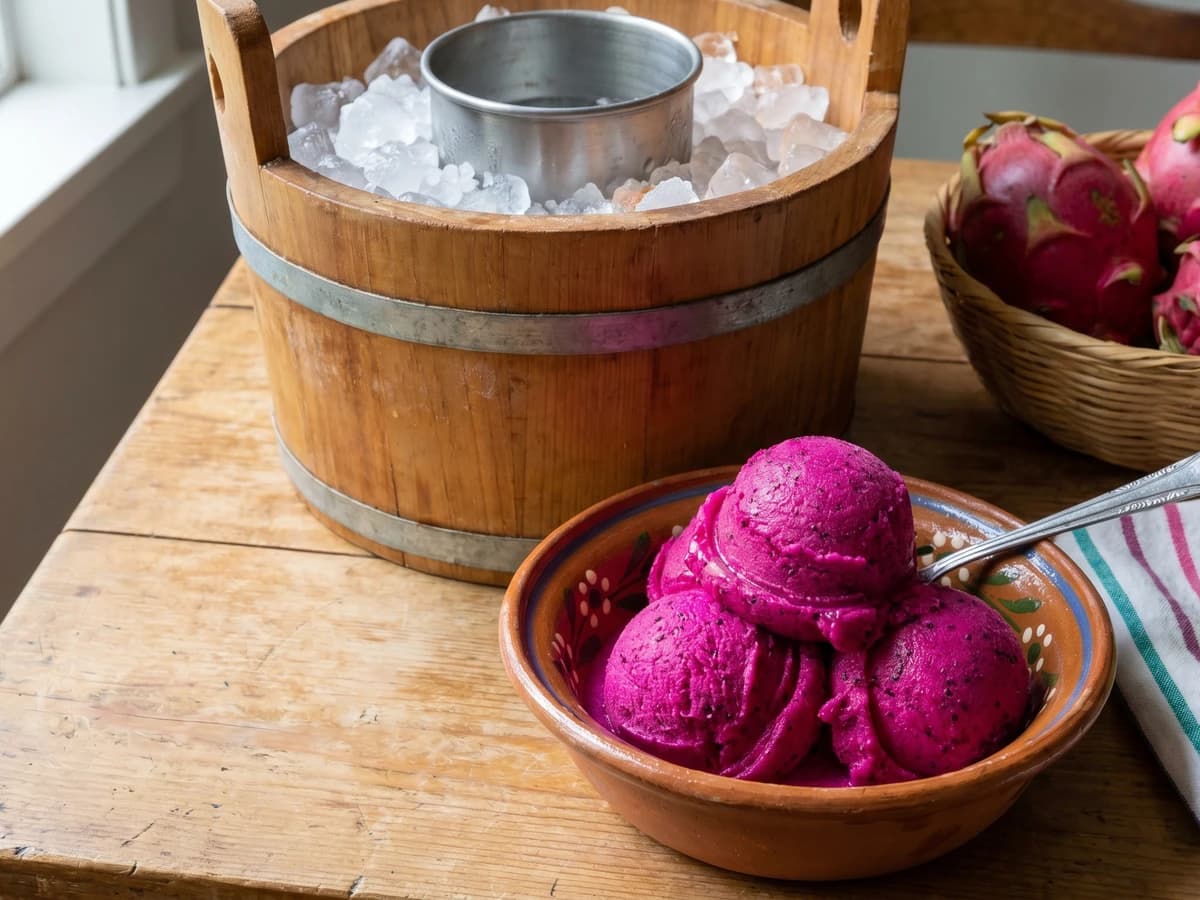 Nieve de Pitaya en Garrafa Jalisciense - Chef Lupita