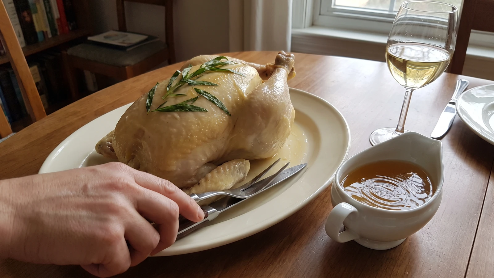 Poularde à l’Estragon