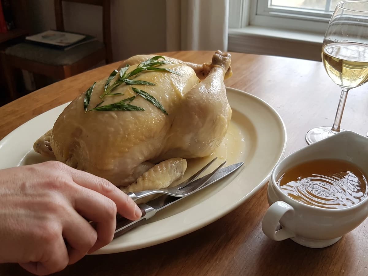 Poularde à l’Estragon - Chef Juliette