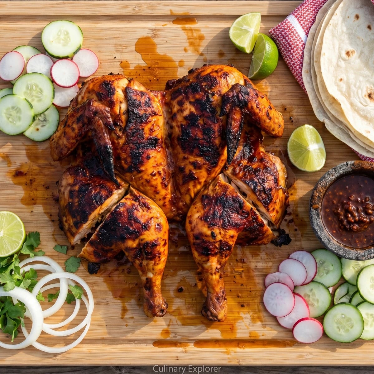 Pollo Asado Sonorense al Carbon