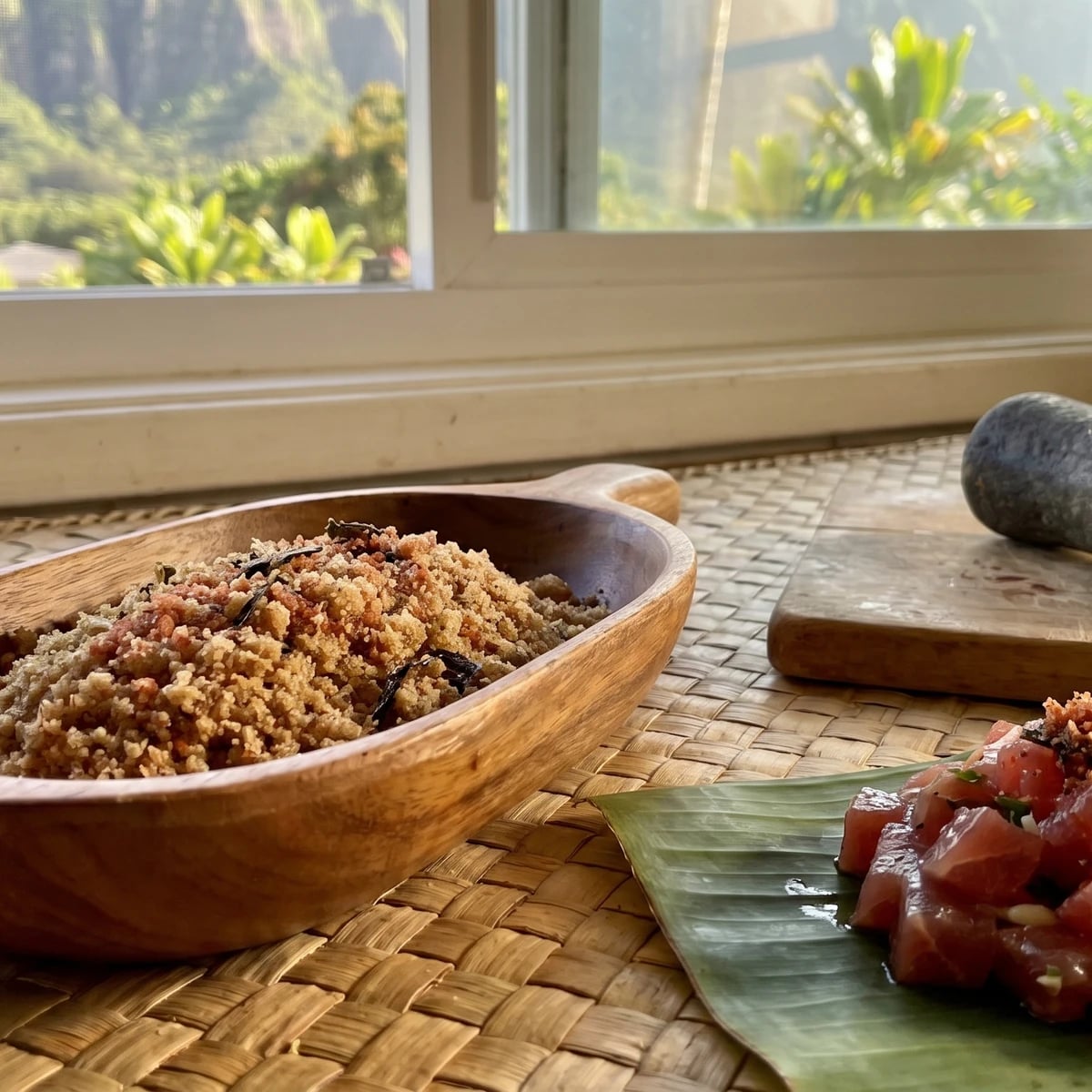 ʻInamona (Hawaiian Roasted Kukui Nut Relish)