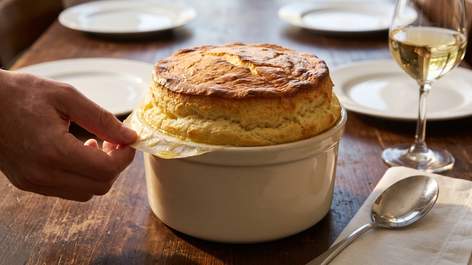 Soufflé au Parmesan