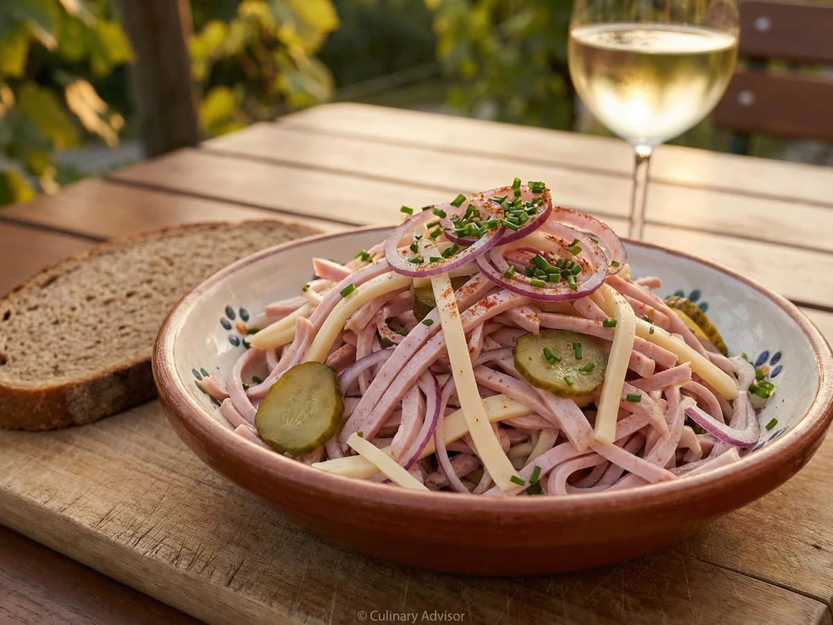 Wurstsalat mit Käse - Chef Elsa