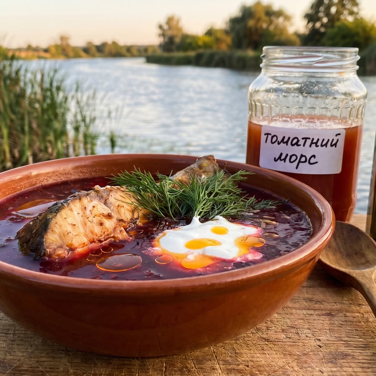 Khersonskyi Borshch (херсонський борщ, catfish borshch)