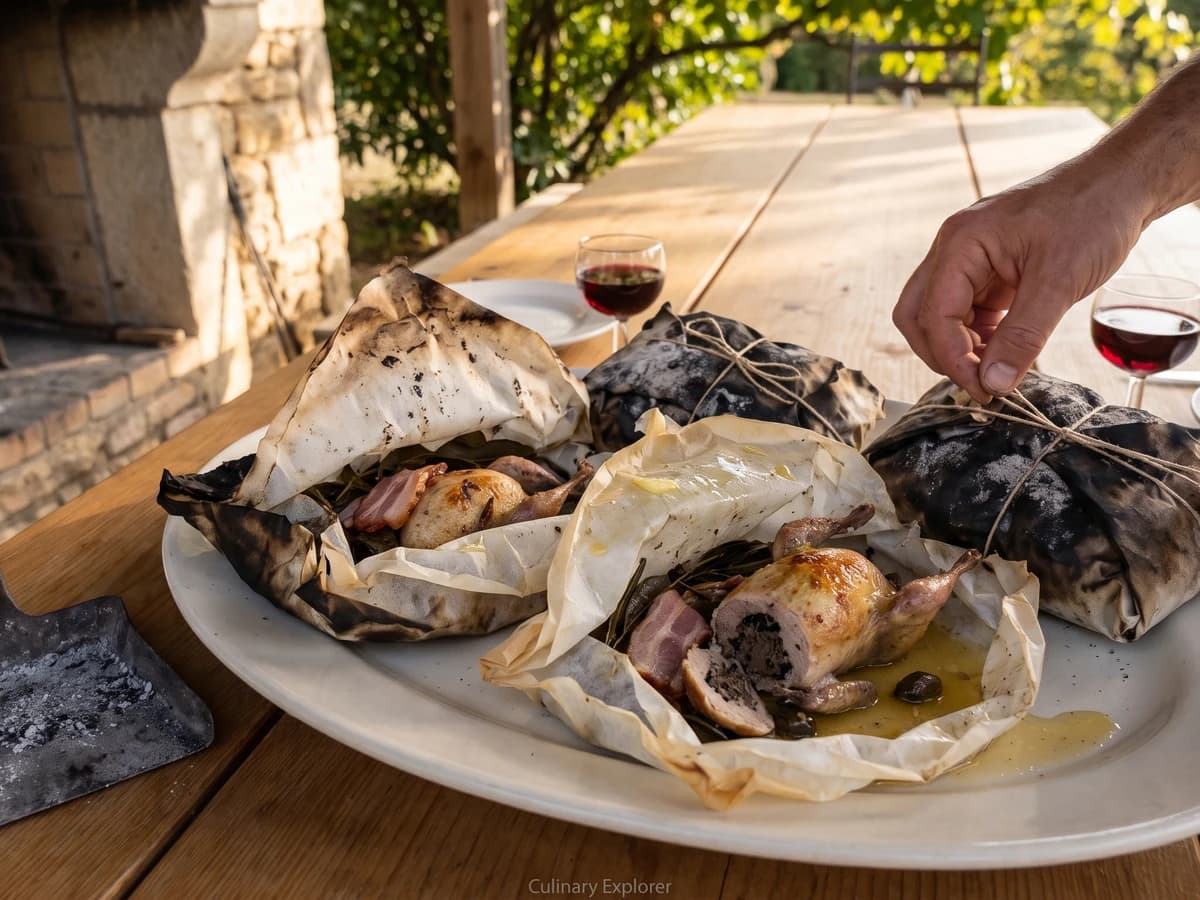 Cailles sous la Cendre - Chef Juliette