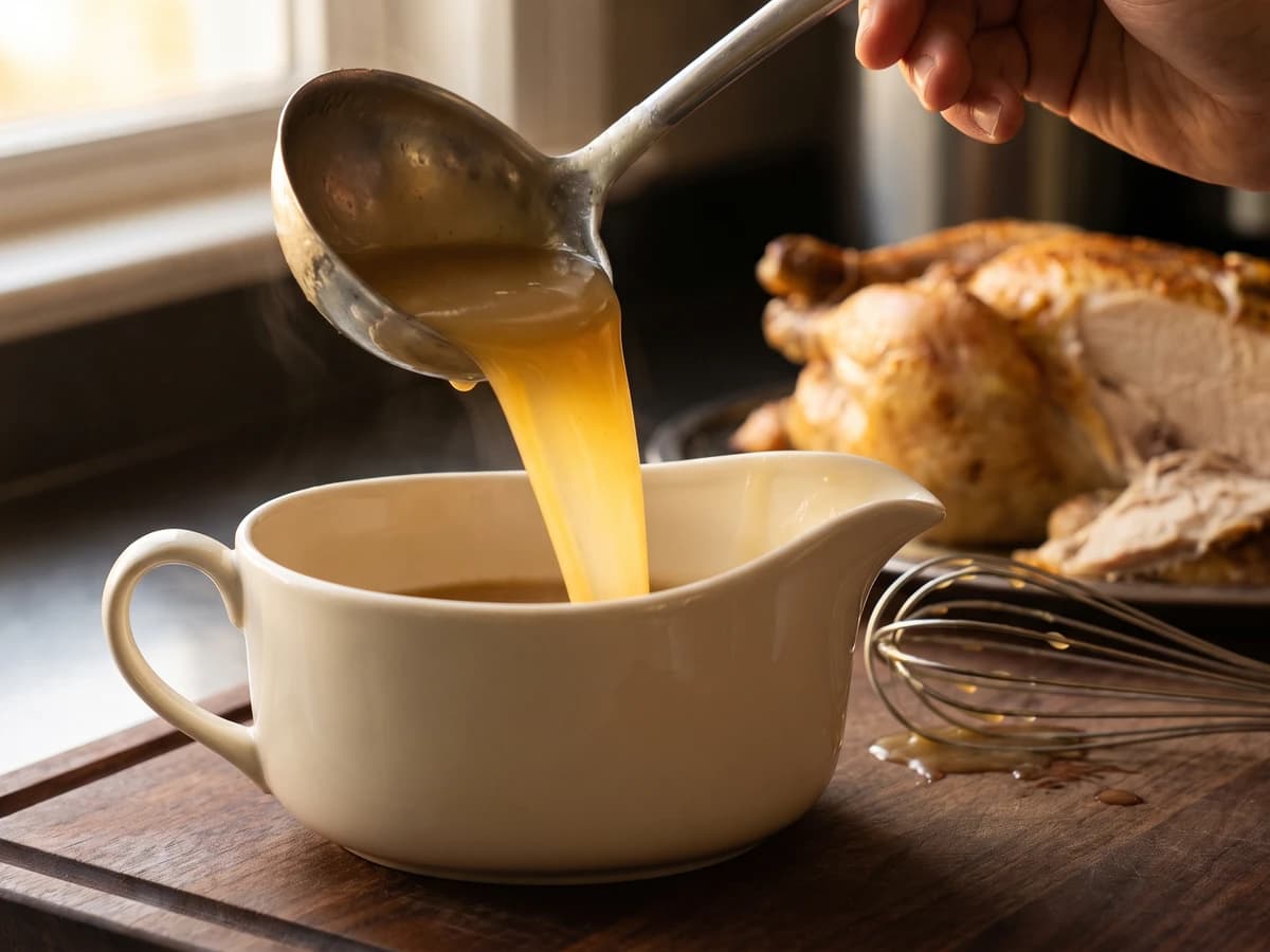 Thickened Gravy - Chef Juliette