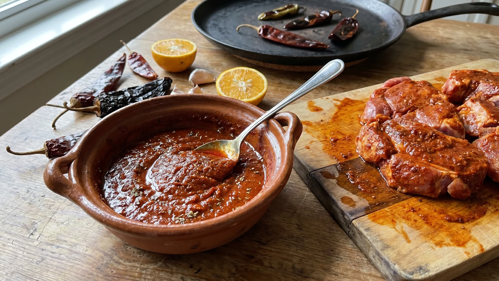 Adobo de Carnitas estilo Apaseo el Grande
