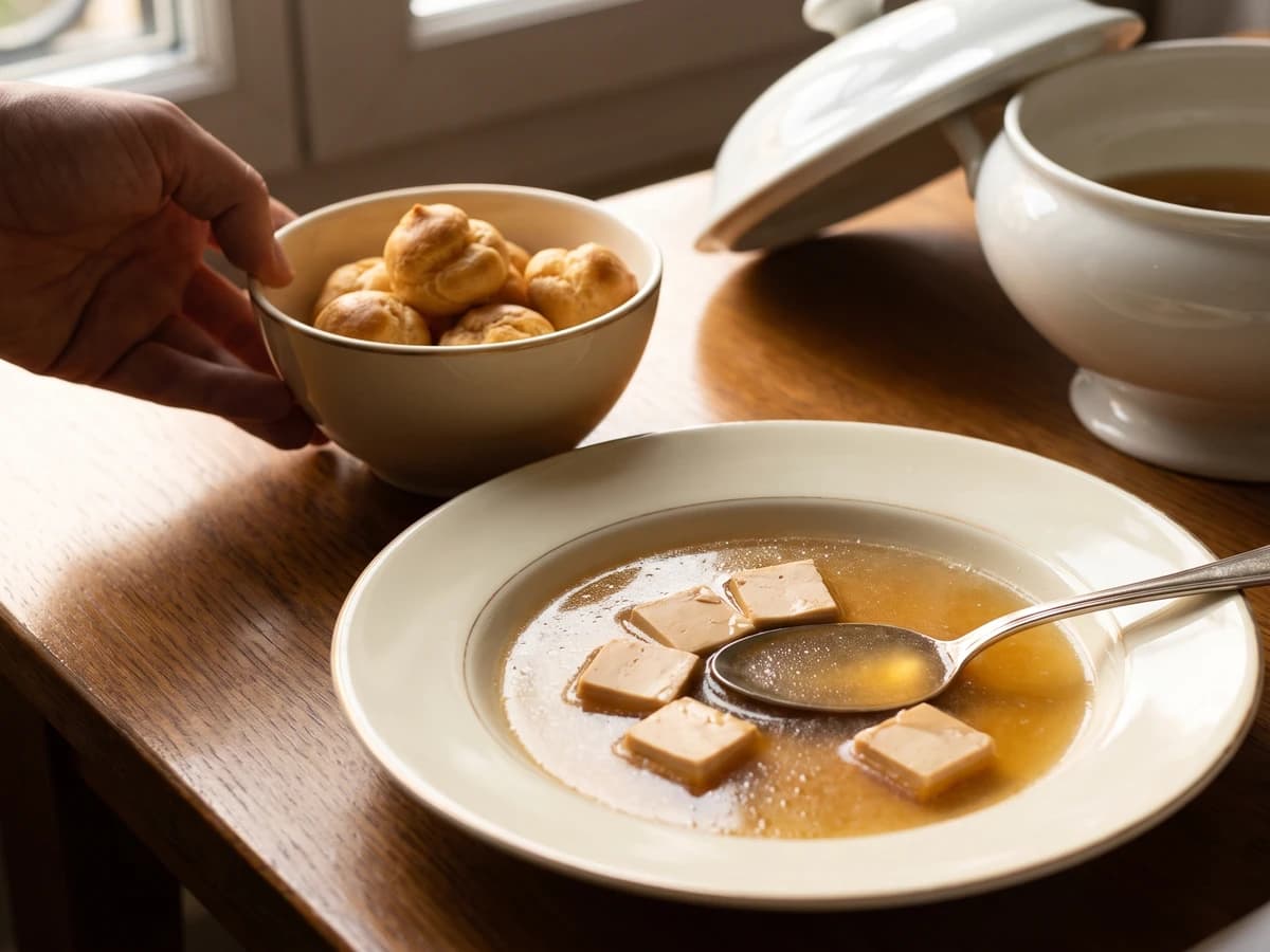 Consommé à la Bohémienne - Chef Juliette