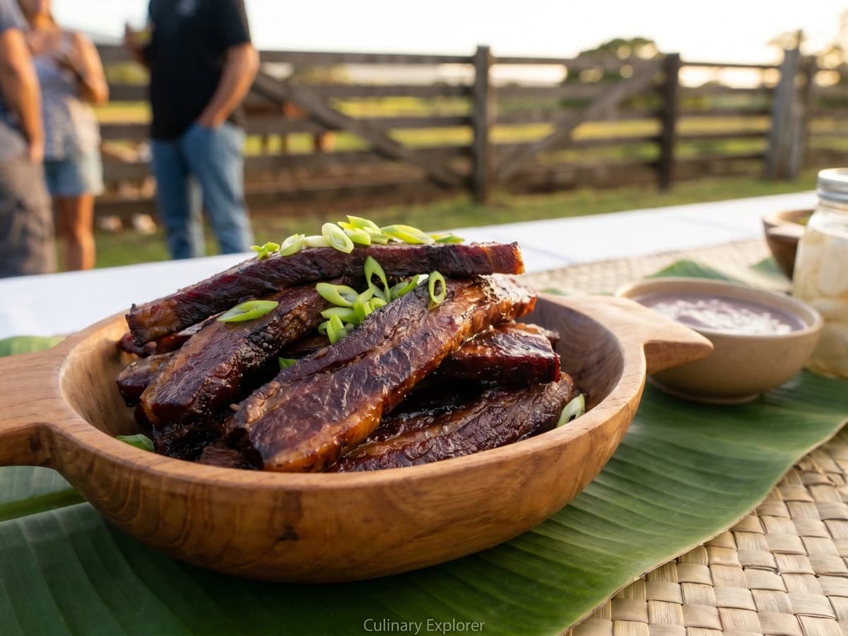 Pipikaula (Hawaiian Salt-Dried Beef) - Chef Makoa