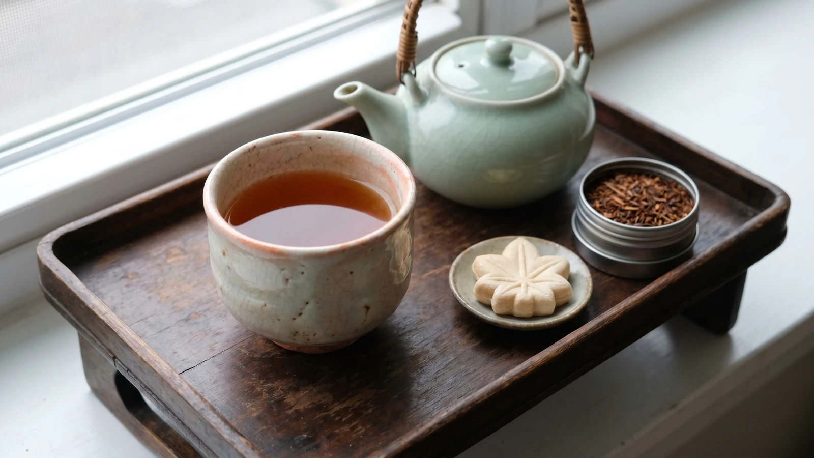 Hōjicha (ほうじ茶, roasted green tea)