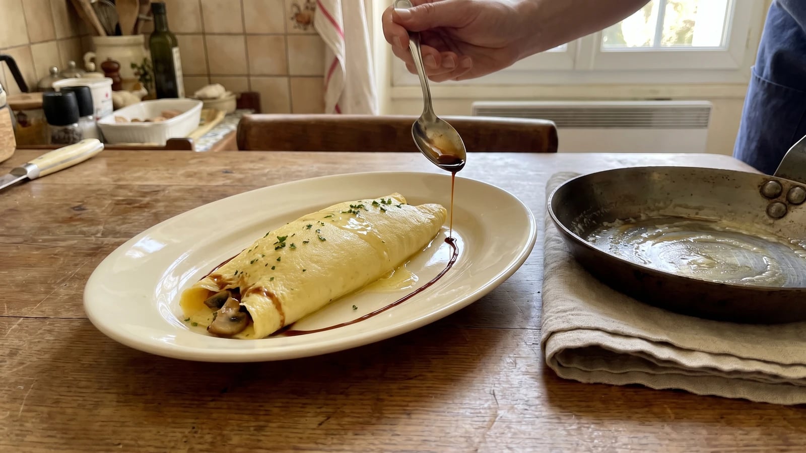 Omelet with Mousserons