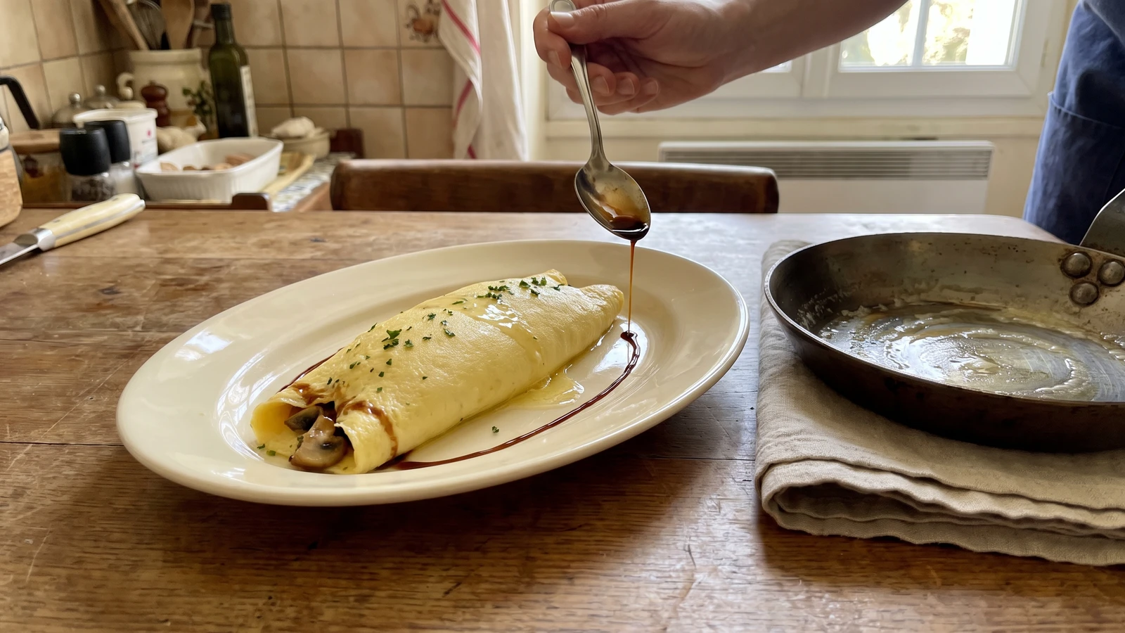 Omelet with Mousserons