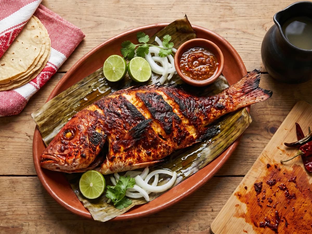 Pescado a la Talla de la Costa Oaxaqueña - Chef Lupita