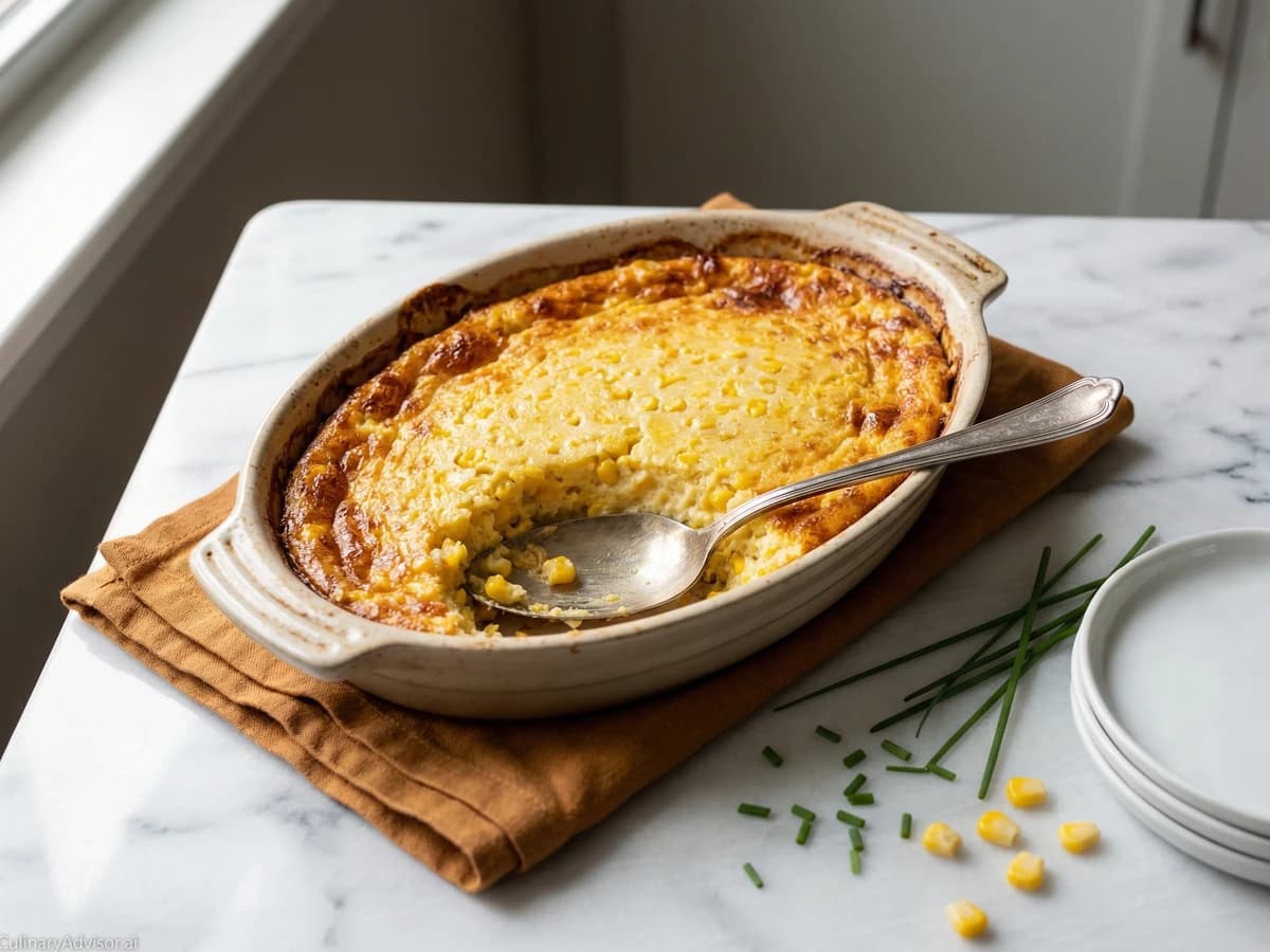 Southern Corn Pudding - Chef Dean