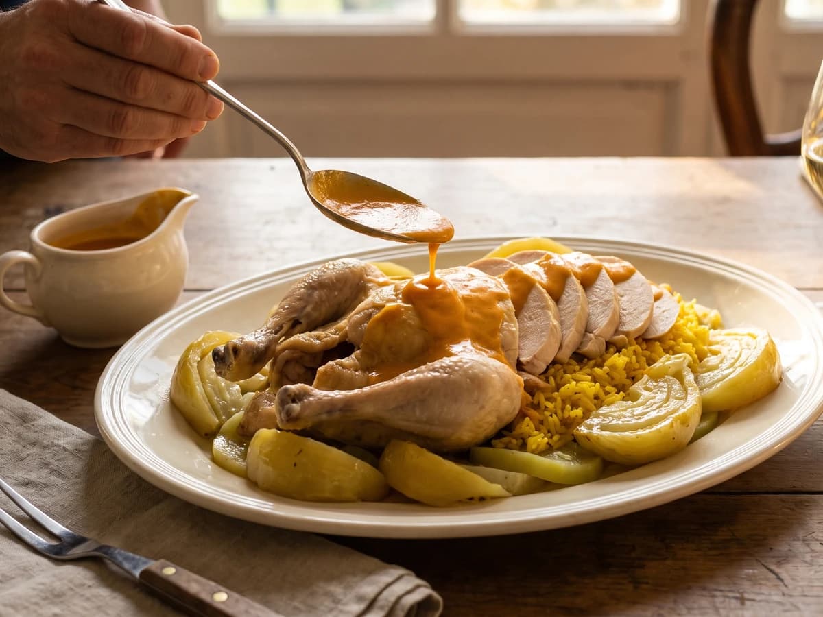 Poularde à l'Orientale - Chef Juliette