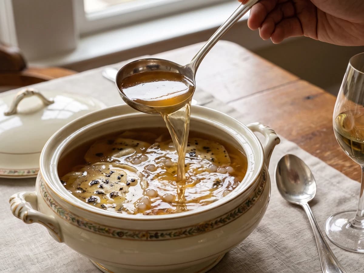 Consommé Célestine - Chef Juliette