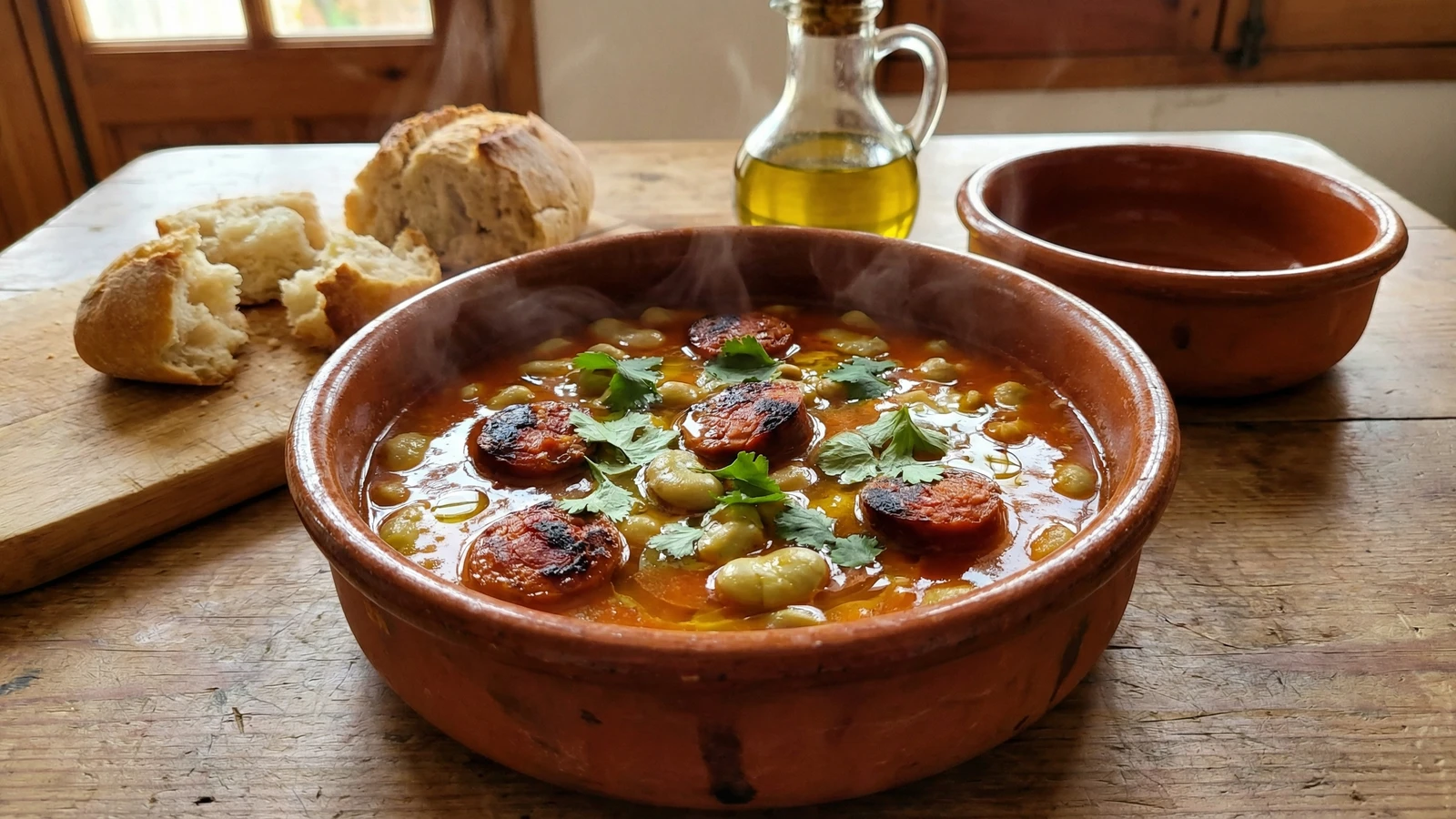 Favas com Chouriço