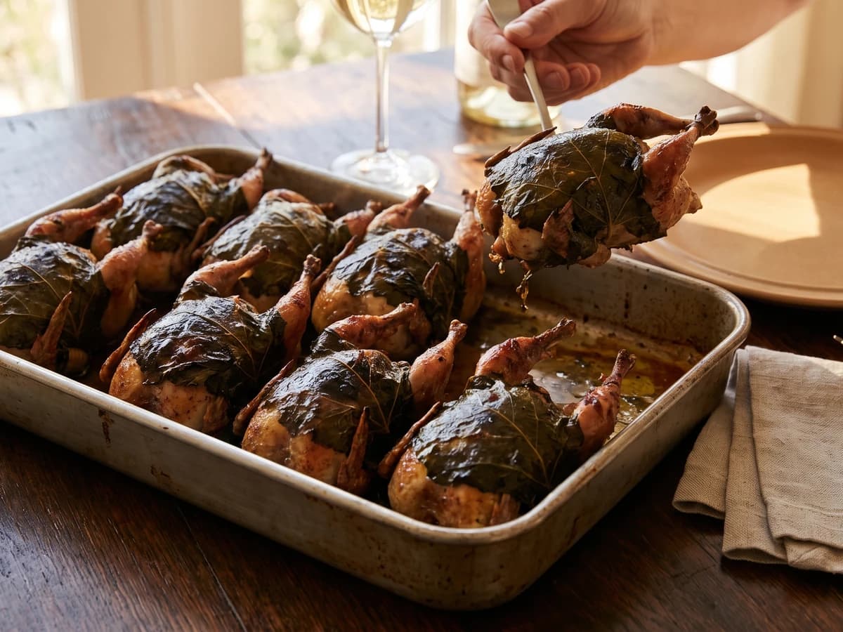 Roast Ortolans - Chef Juliette
