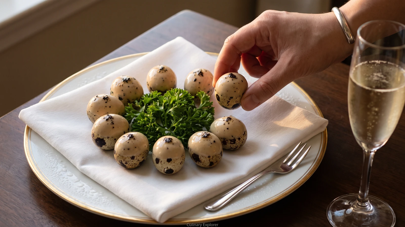 Lapwings’ Eggs à la Christiana