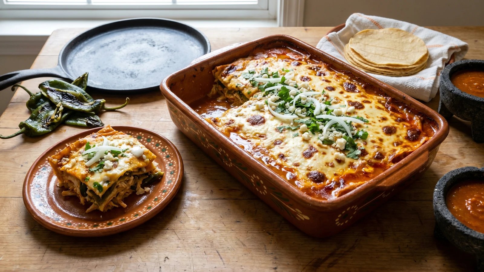 Jalisco Tortilla Casserole (Pastel Azteca)