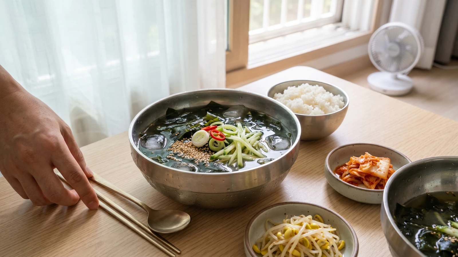Miyeok-naengguk (Cold Seaweed Soup)