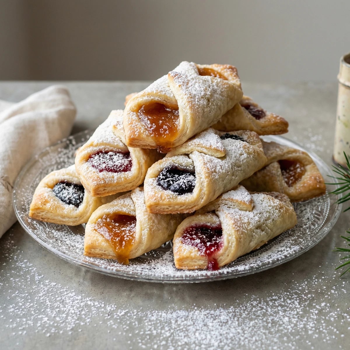 Kolaczki (Polish Cream Cheese Cookies)