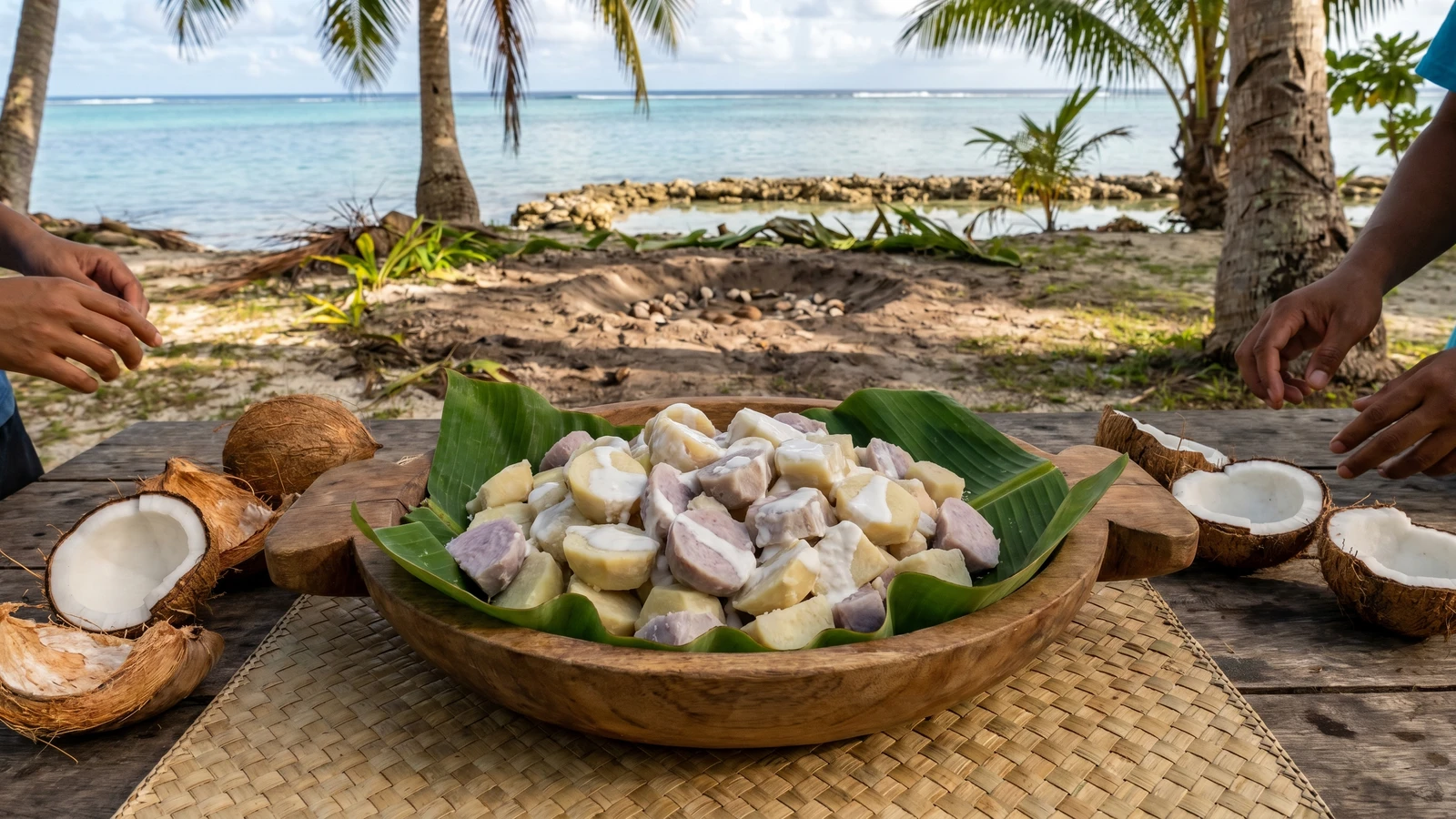 Pulaka (Tuvaluan Boiled Swamp Taro)