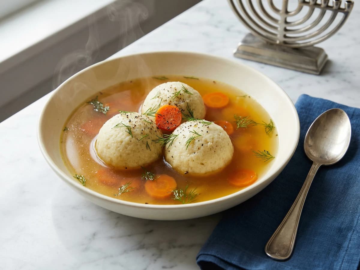 Classic Matzo Ball Soup - Chef Dean