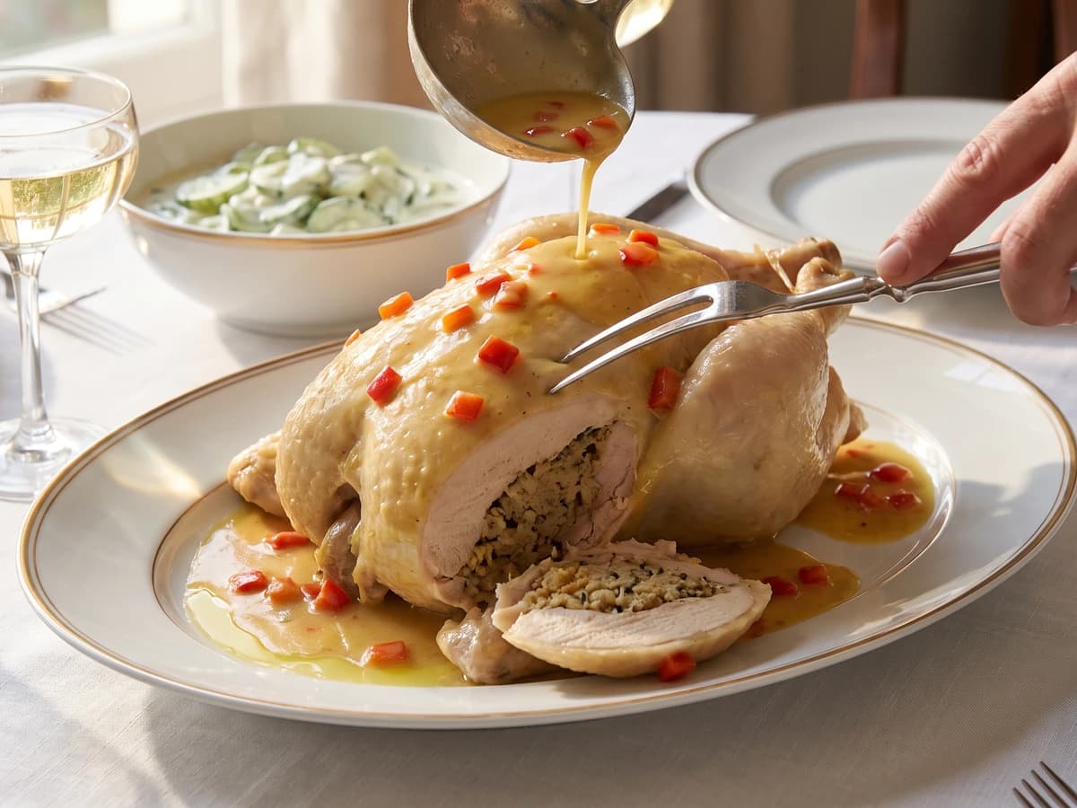 Poularde Édouard VII - Chef Juliette