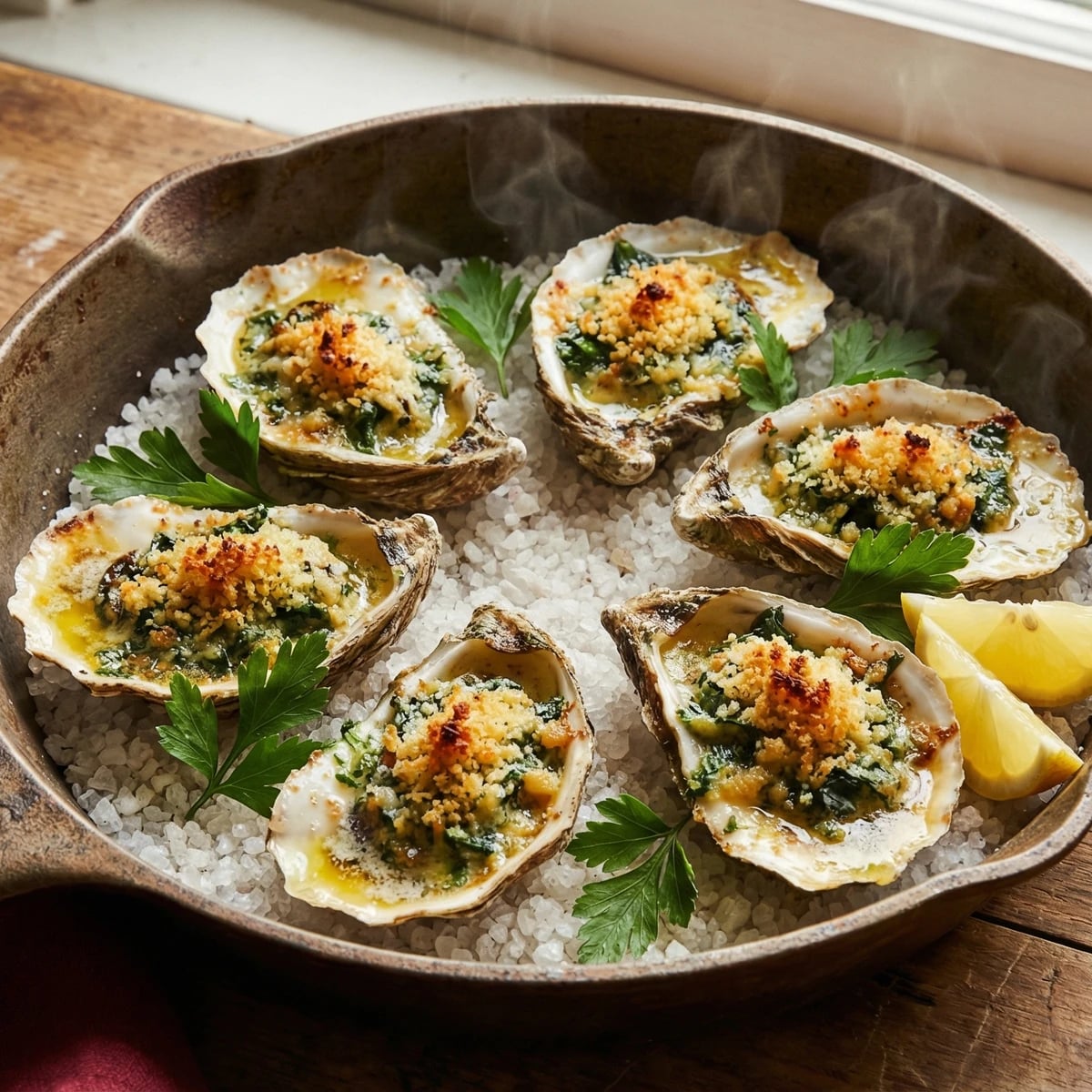 Oysters Rockefeller