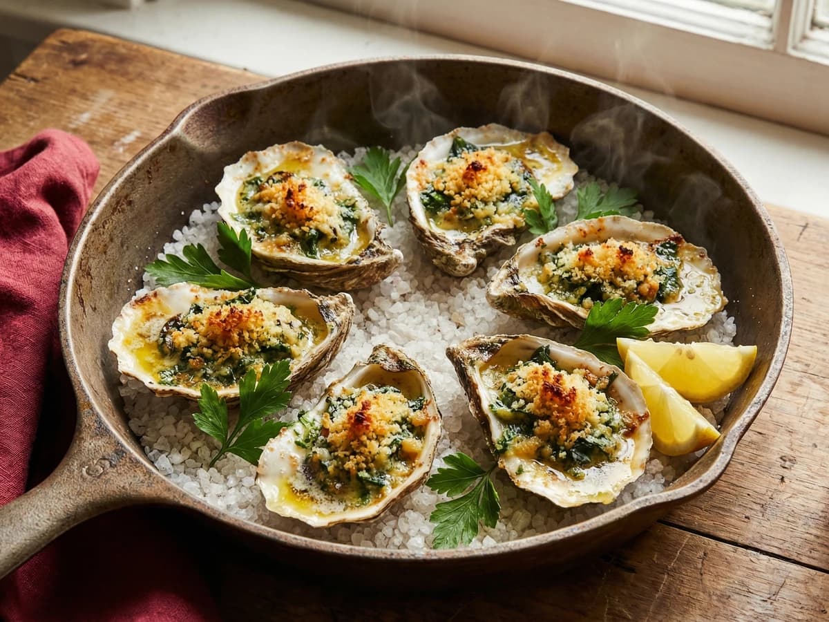 Oysters Rockefeller