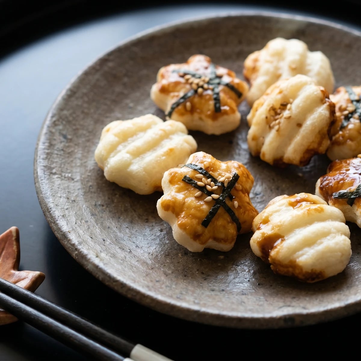Mochi Rice Crackers (おかき, Okaki)