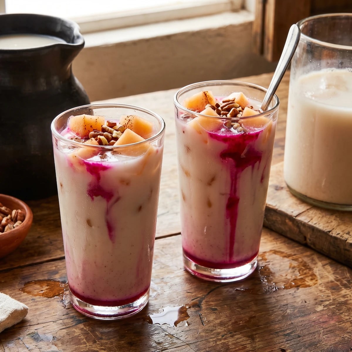 Horchata Oaxaqueña con Tuna y Nuez