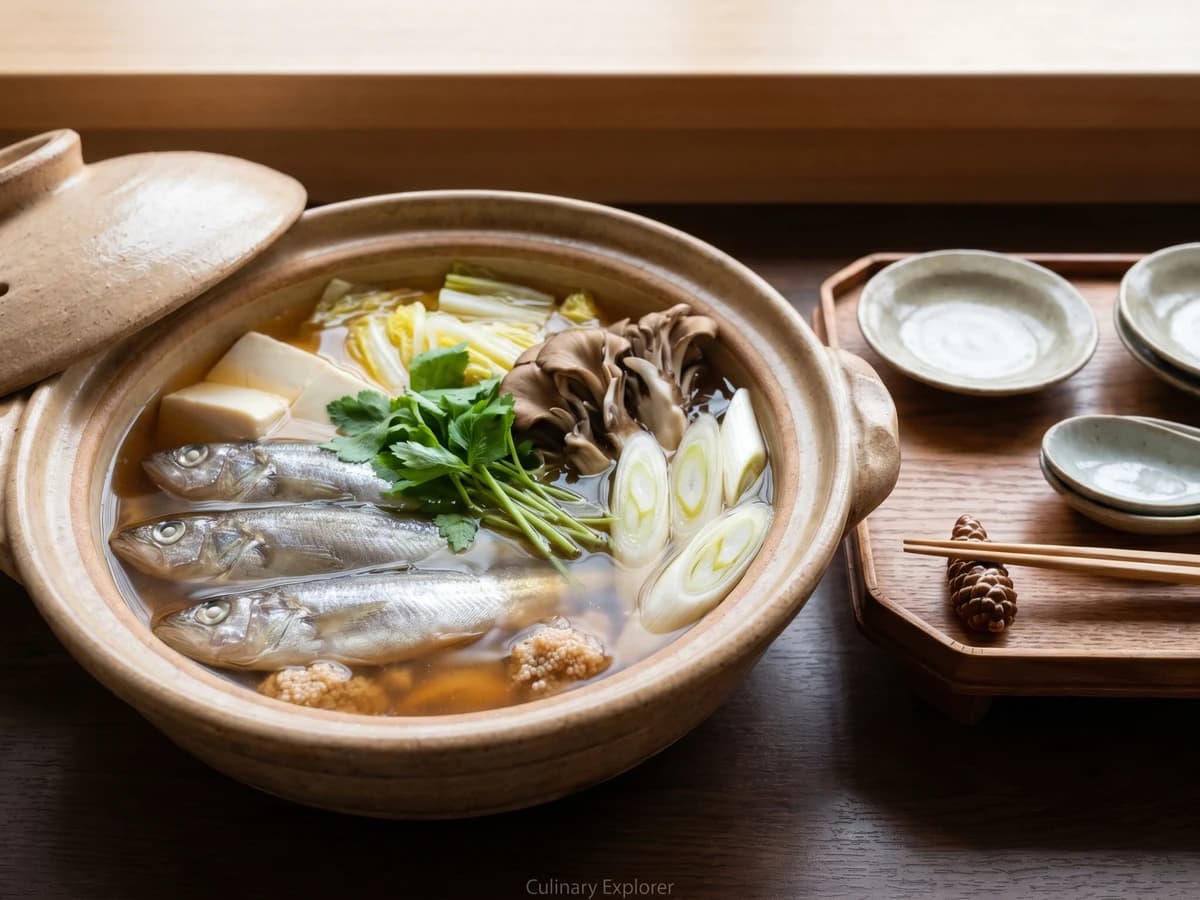 Akita Sandfish Hot Pot (しょっつる鍋, Shottsuru Nabe)