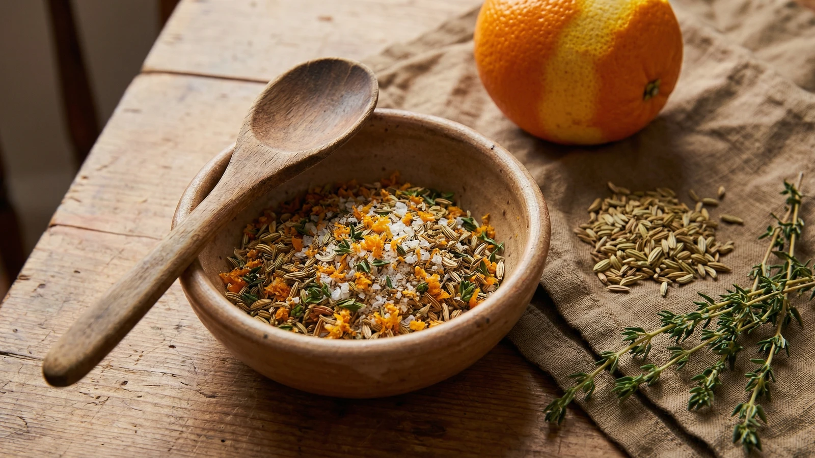 Citrus and Fennel Rub