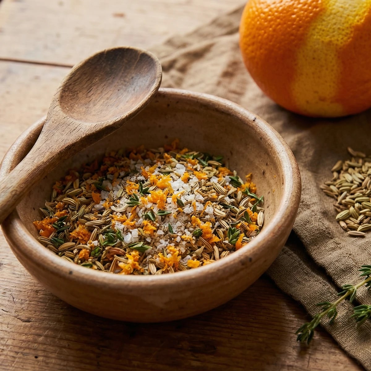Citrus and Fennel Rub