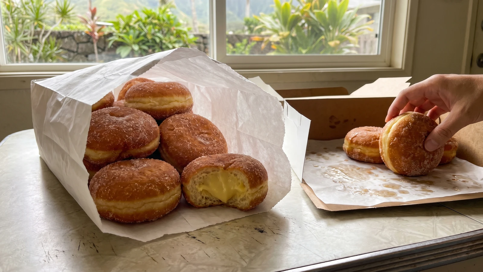 Malasada (Portuguese-Hawaiʻi Local Sugar Doughnut)