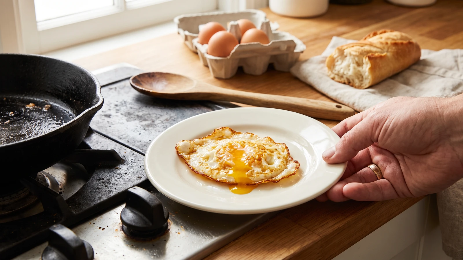 The Preparation of Fried Eggs