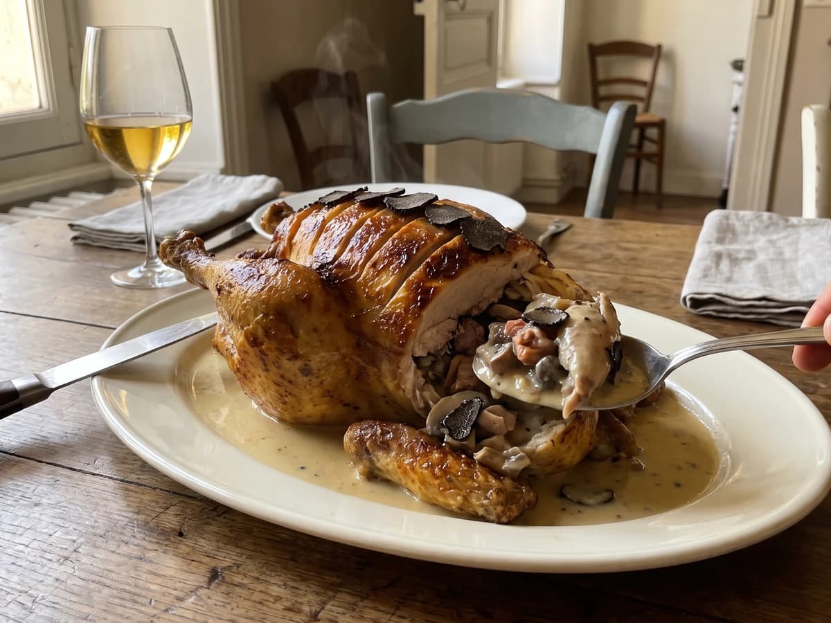 Poularde à la Grammont - Chef Juliette