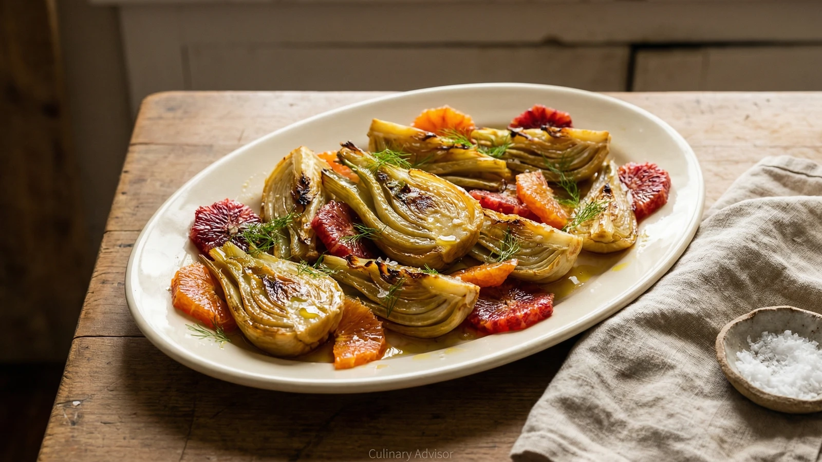 Slow-Roasted Fennel with Citrus