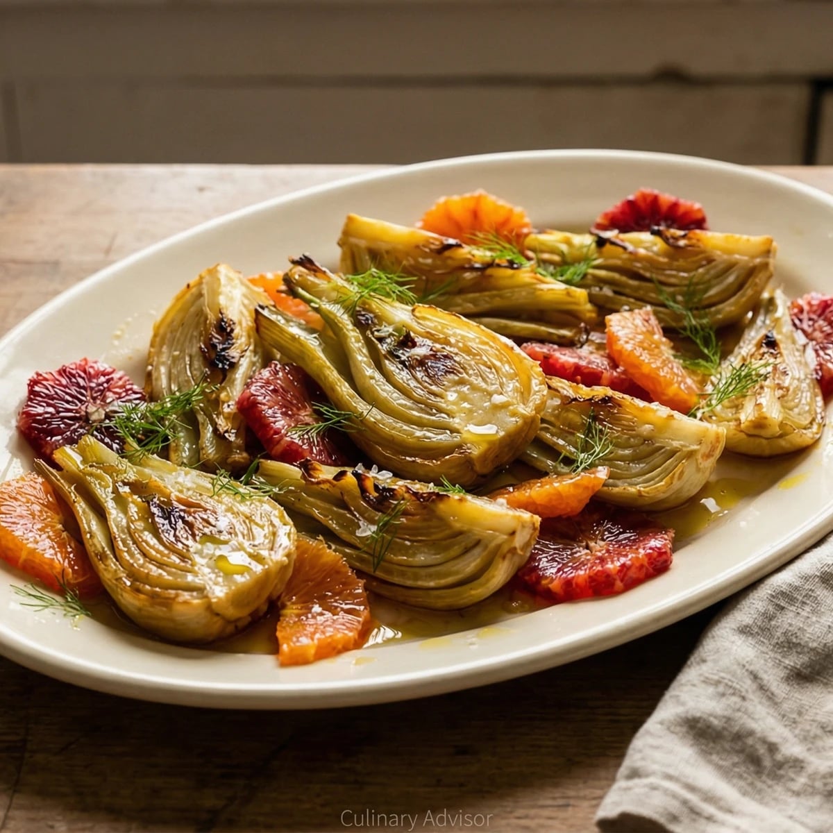 Slow-Roasted Fennel with Citrus
