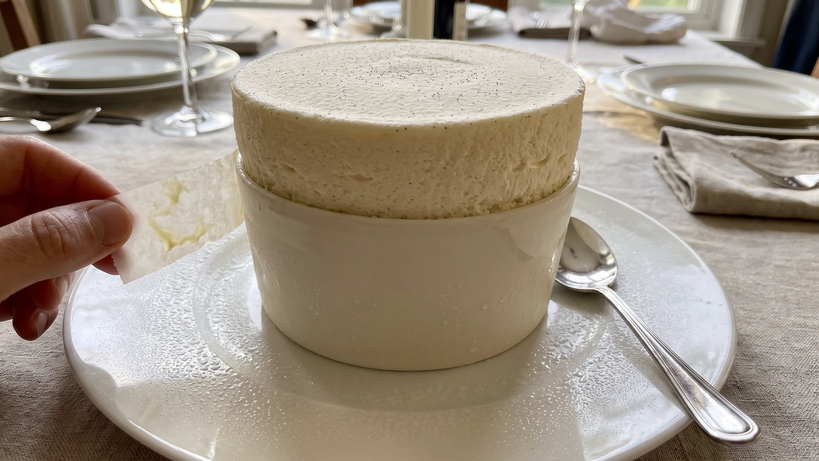 The Moulding of Large and Small Iced Soufflés